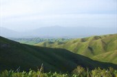 Going up of Fergana range